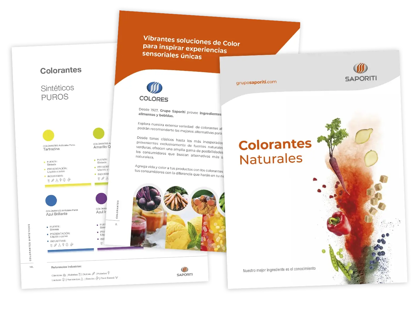 Preview of Grupo Saporiti’s natural food colors catalog